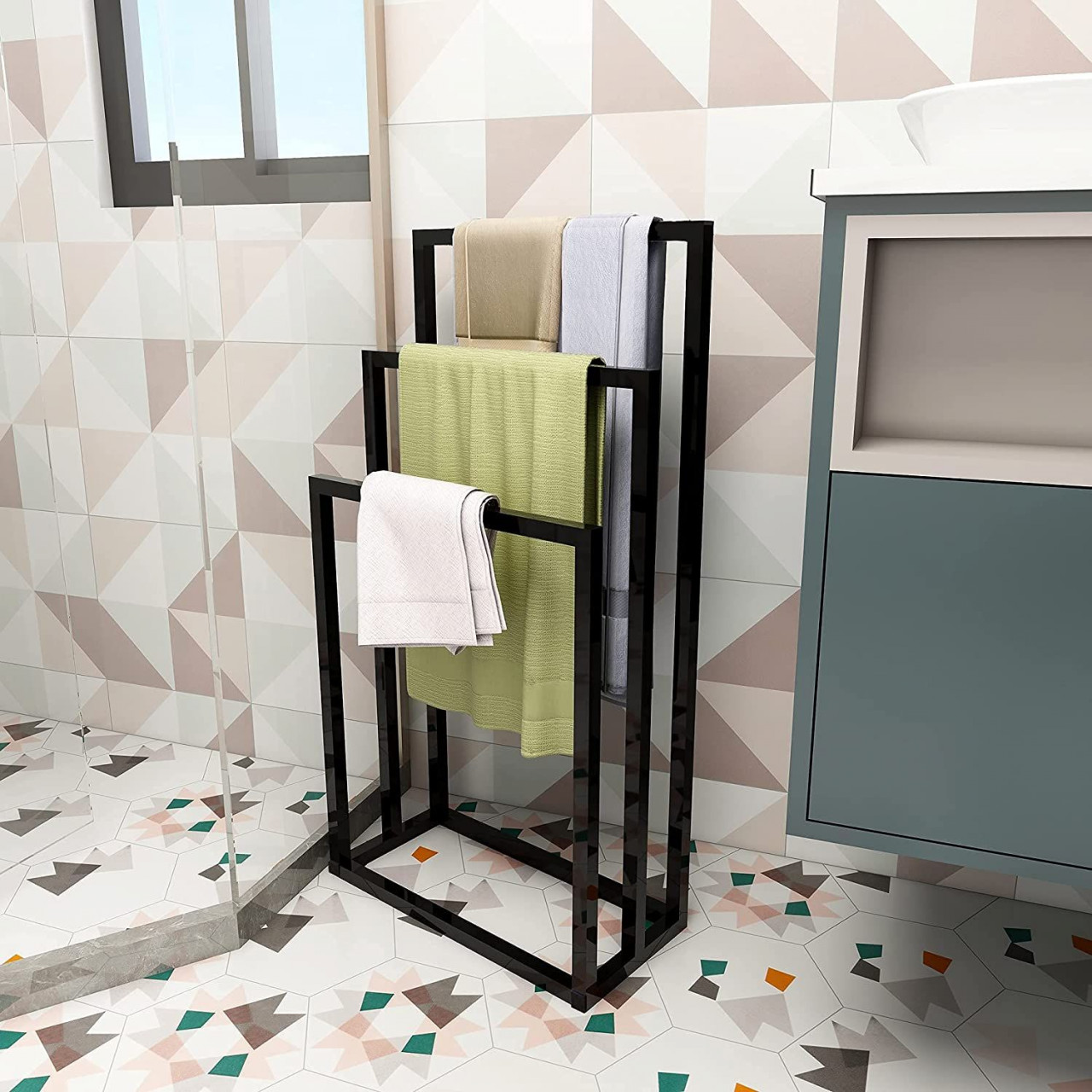Poze Cuier de baie negru 391840