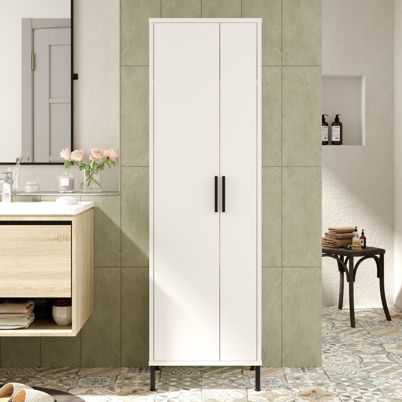 Poze Dulap MDF multifunctional DY1-W L50,4 cm - H165 cm