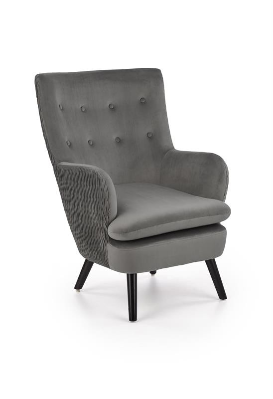 Poze Fotoliu Ravel velvet gri – H100 cm