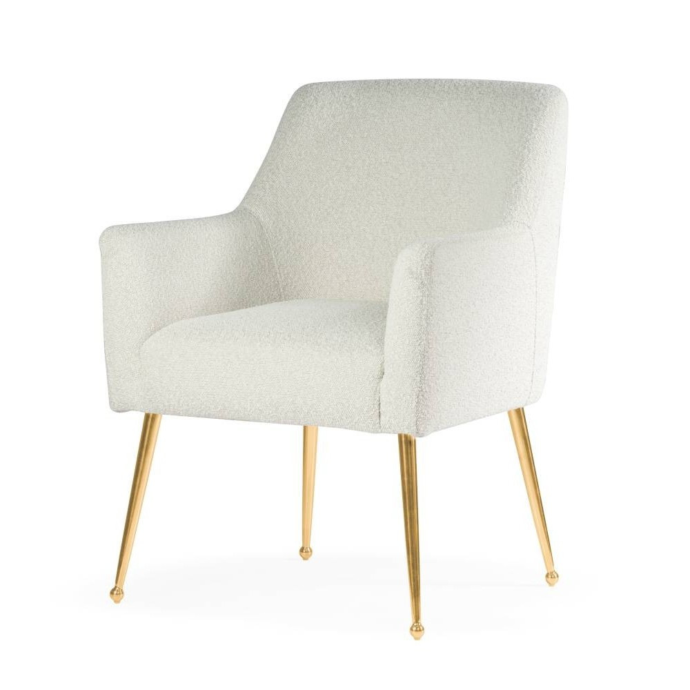 Fotoliu tapitat amadeus gold – h90 cm