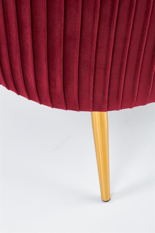 Poze Fotoliu tapitat Crown burgundy - H80 cm