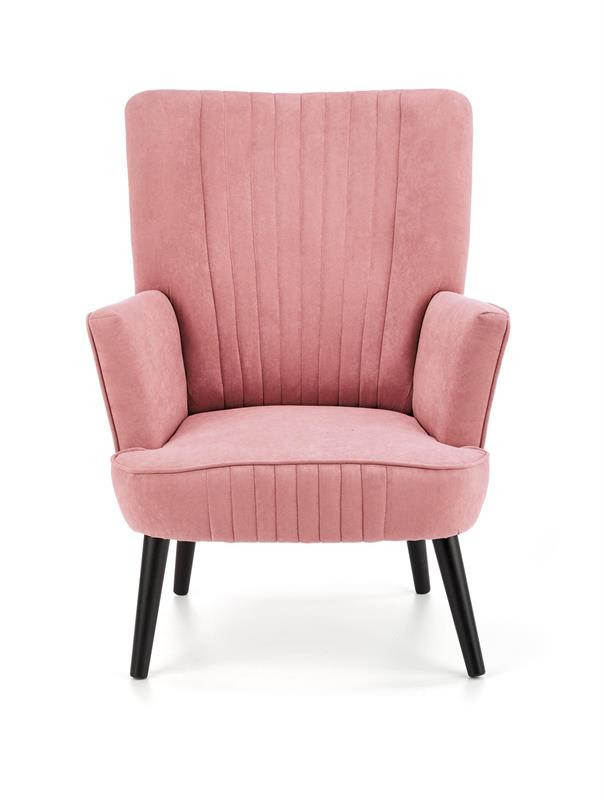 Poze Fotoliu tapitat Delgado Velvet roz – H100 cm