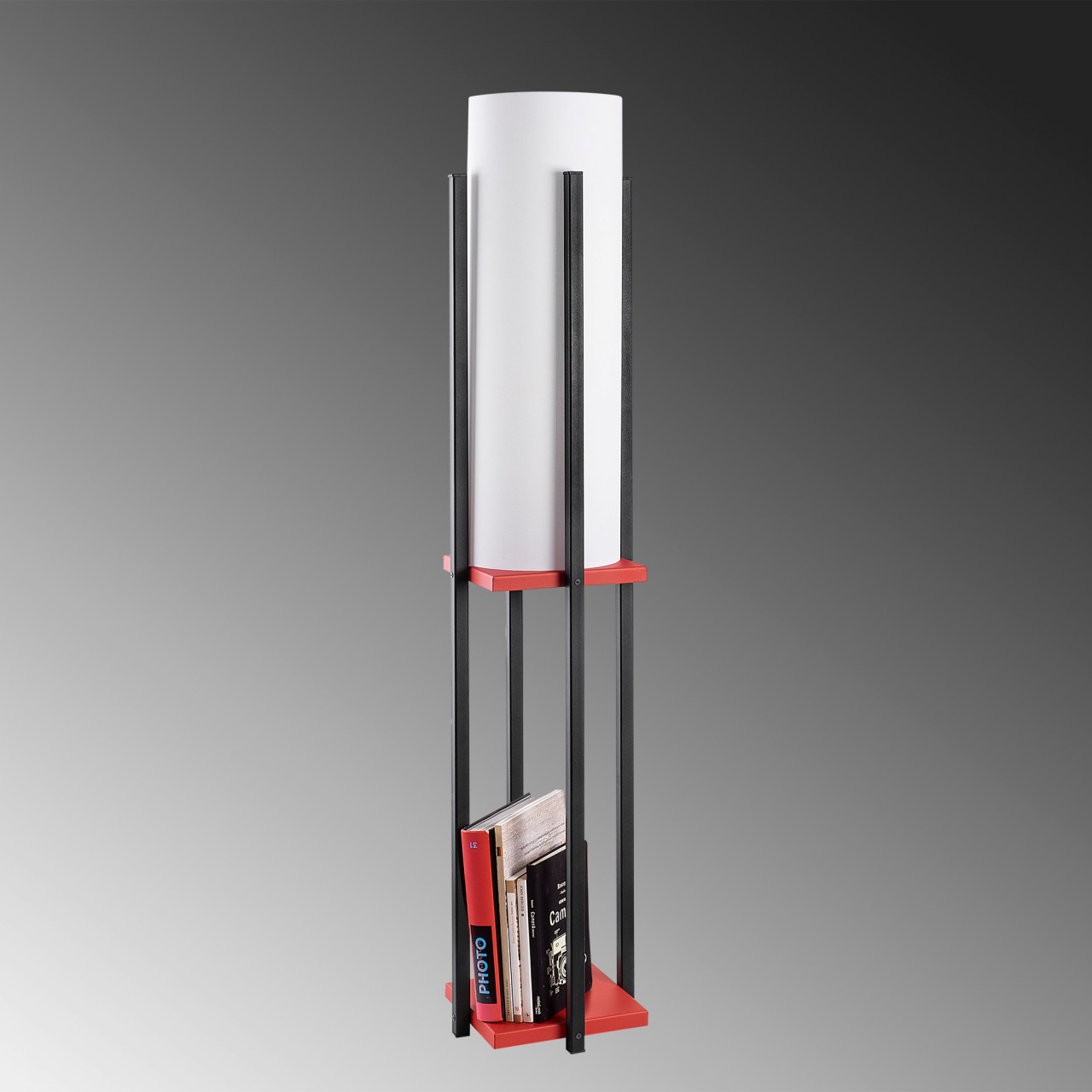 Poze Lampadar 7131 negru/rosu