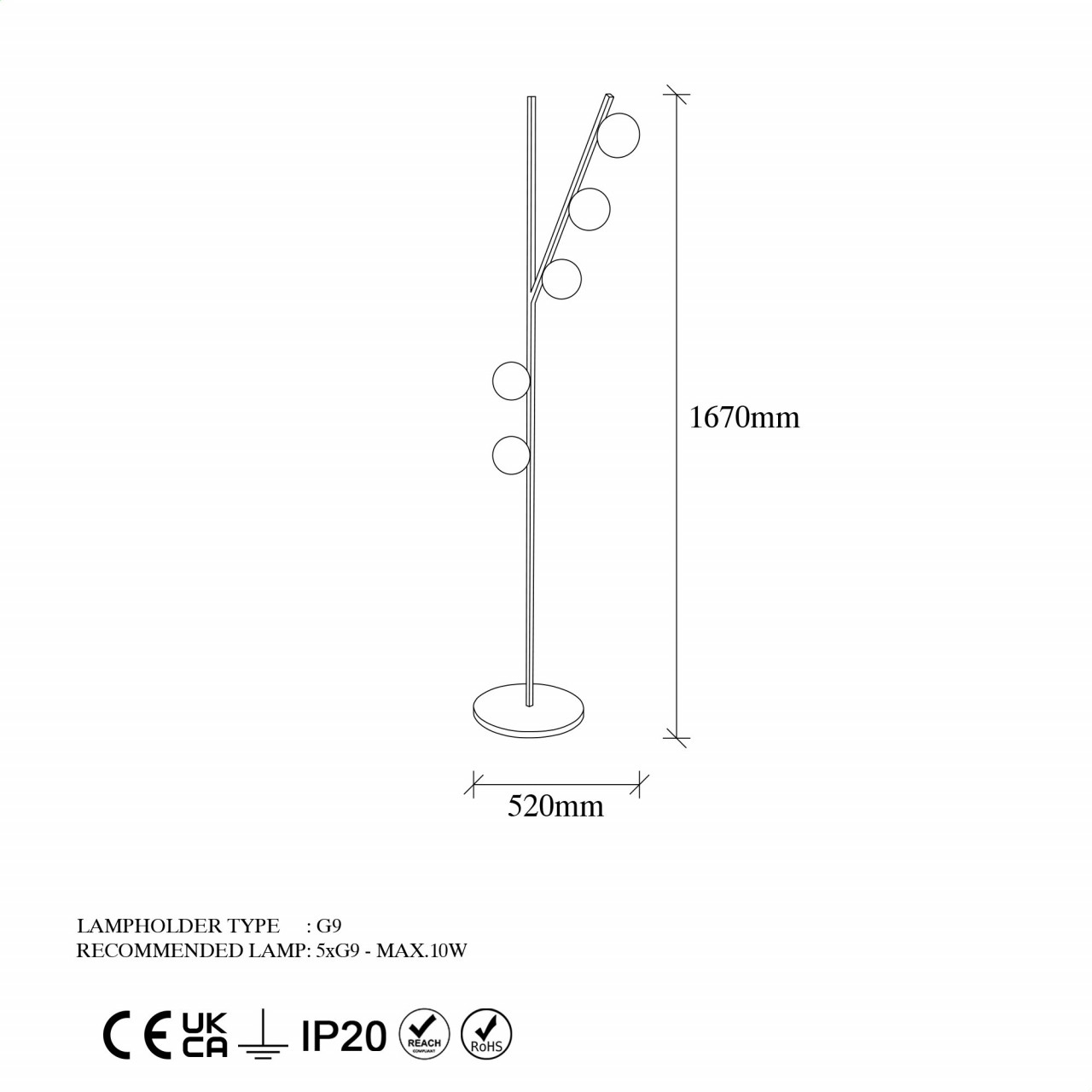 Poze Lampadar Domino - 11041