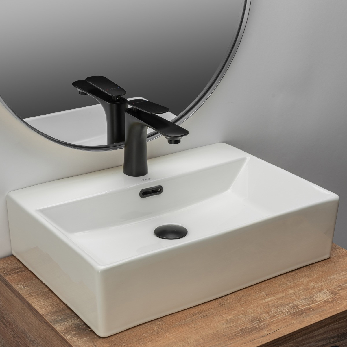 Poze Lavoar Bonita Alb ceramica sanitara - 51 cm