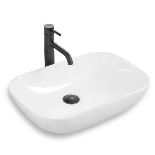 Poze Lavoar Claudia Alb ceramica sanitara - 51cm