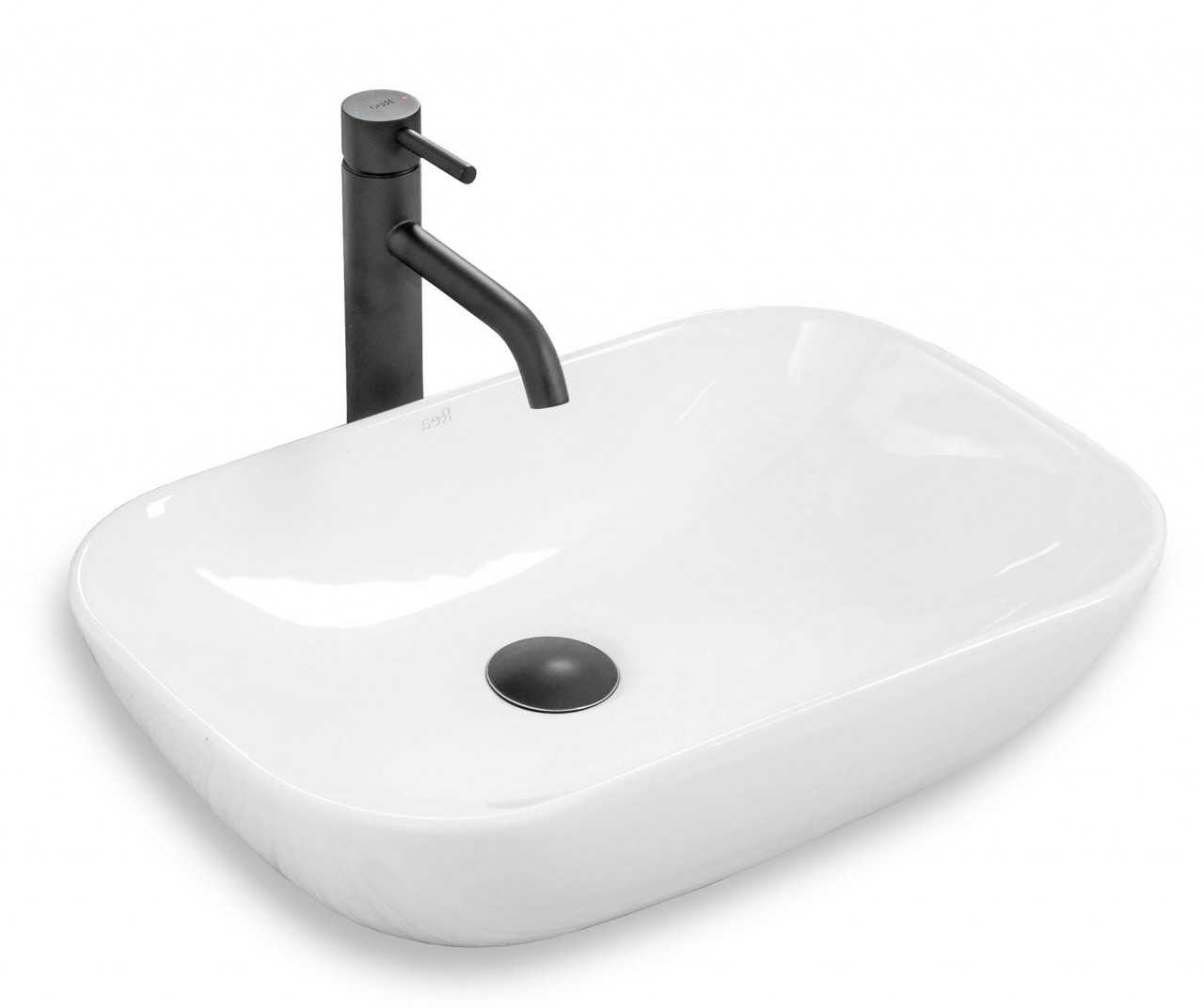 Poze Lavoar Claudia Alb ceramica sanitara - 51cm