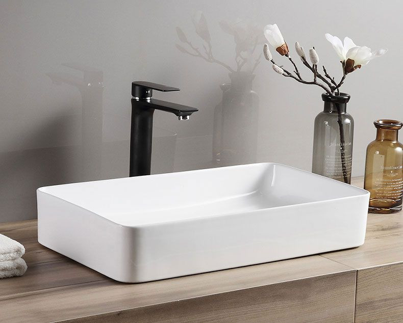 Poze Lavoar Denis ceramica sanitara alb – 61,5 cm