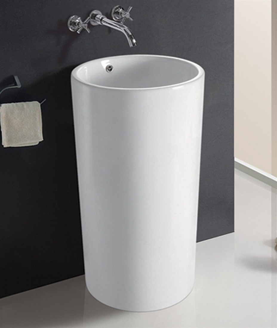 Poze Lavoar Estera freestanding alb ceramica – H81,5 cm