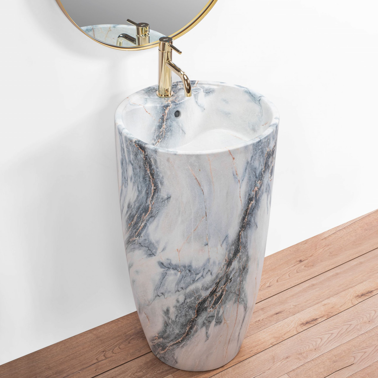 Poze Lavoar freestanding ceramic Anya Granit mat