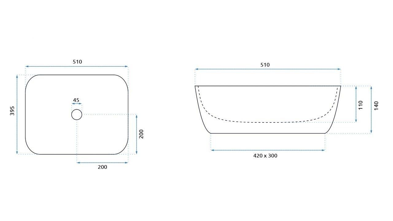 Poze Lavoar Freja Marmura Beige ceramica sanitara - 51 cm