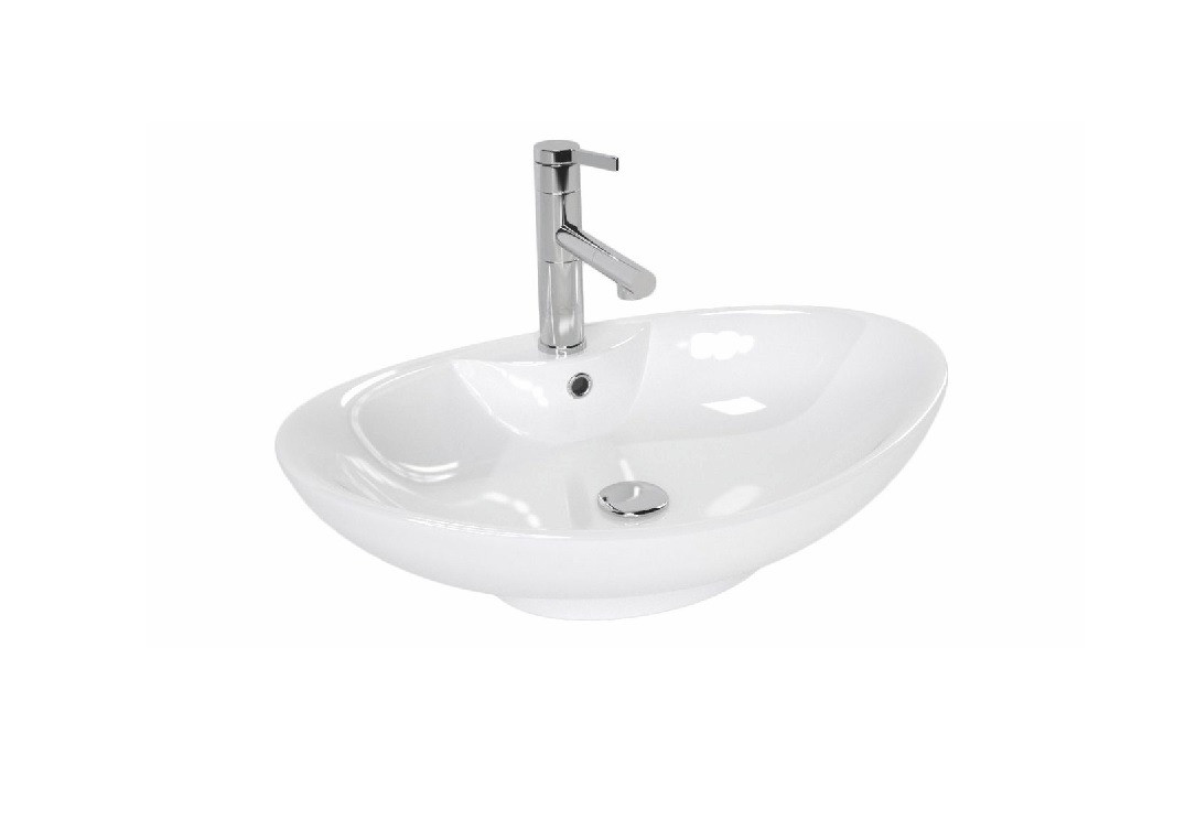 Poze Lavoar Rosa 2 alb ceramica sanitara - 58,5 cm
