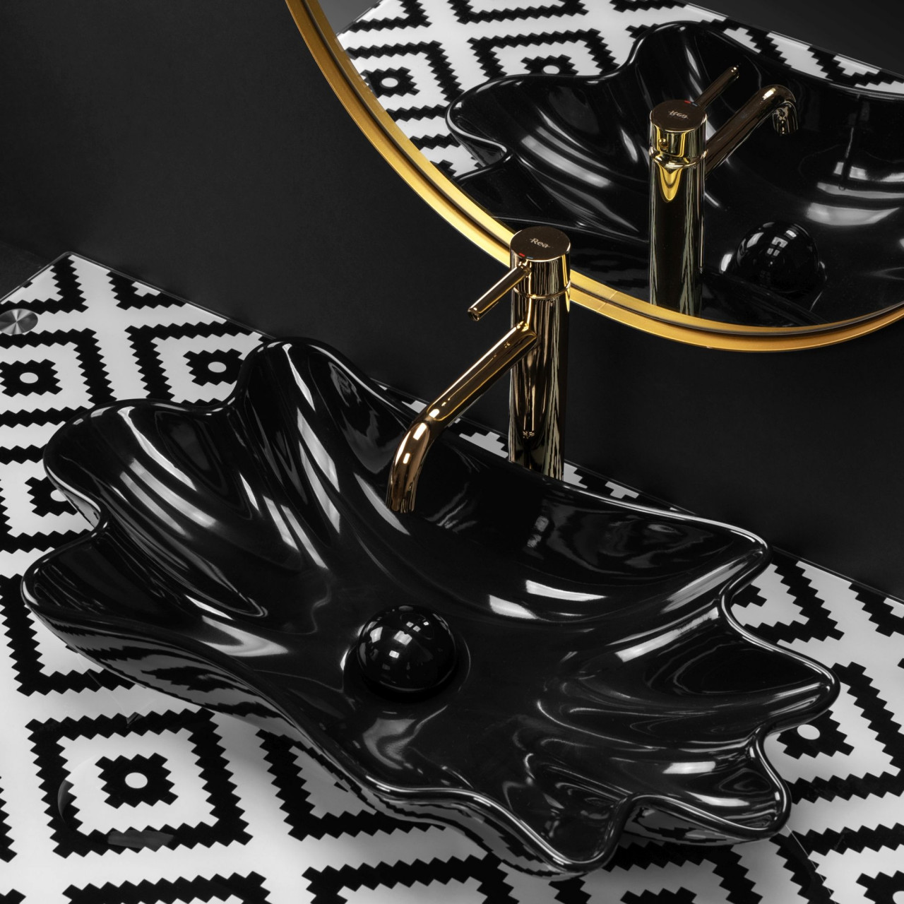 Poze Lavoar Sea negru