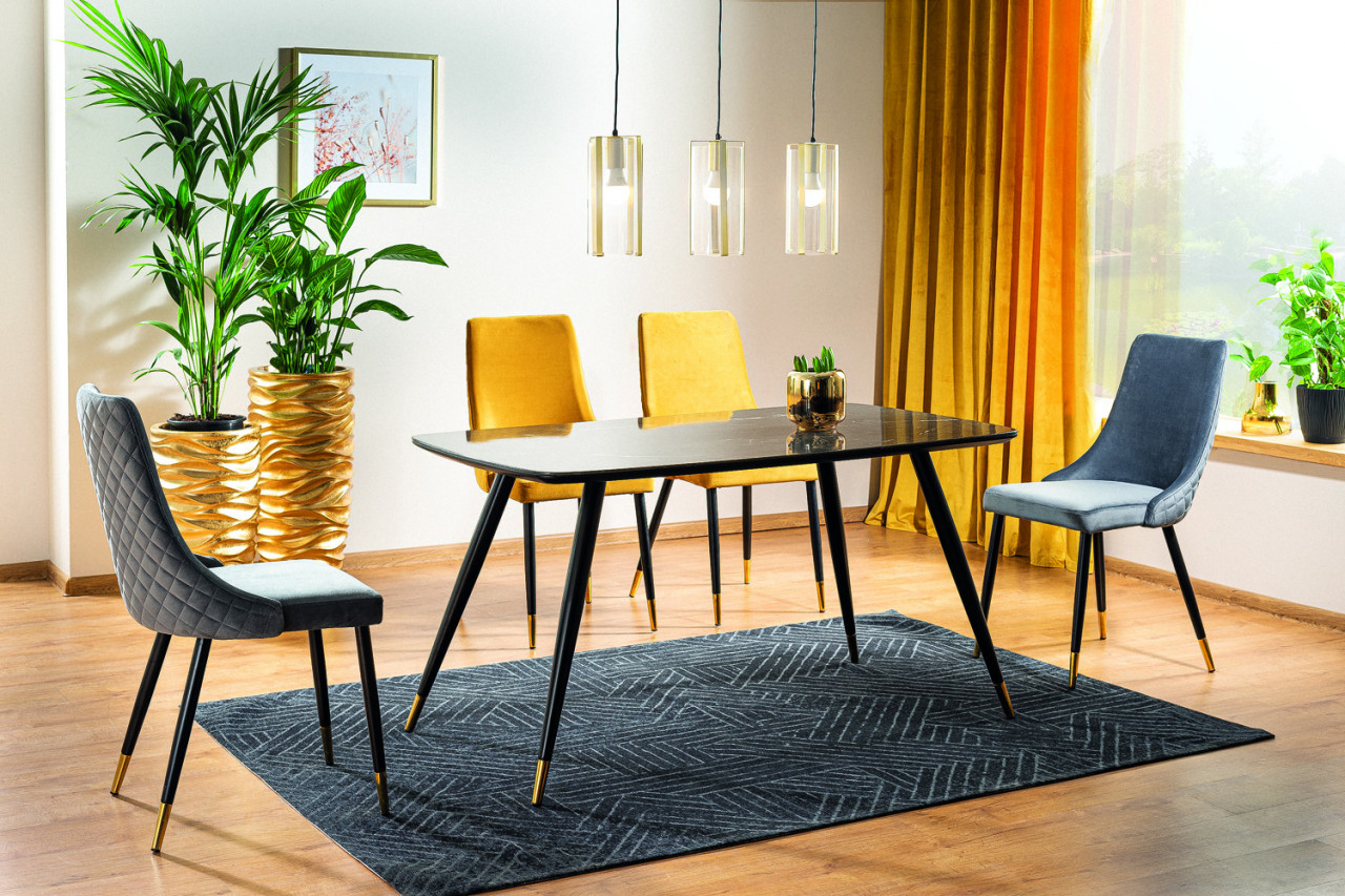 Poze Masa Cyryl I Marmura Neagra - L140xl80 cm