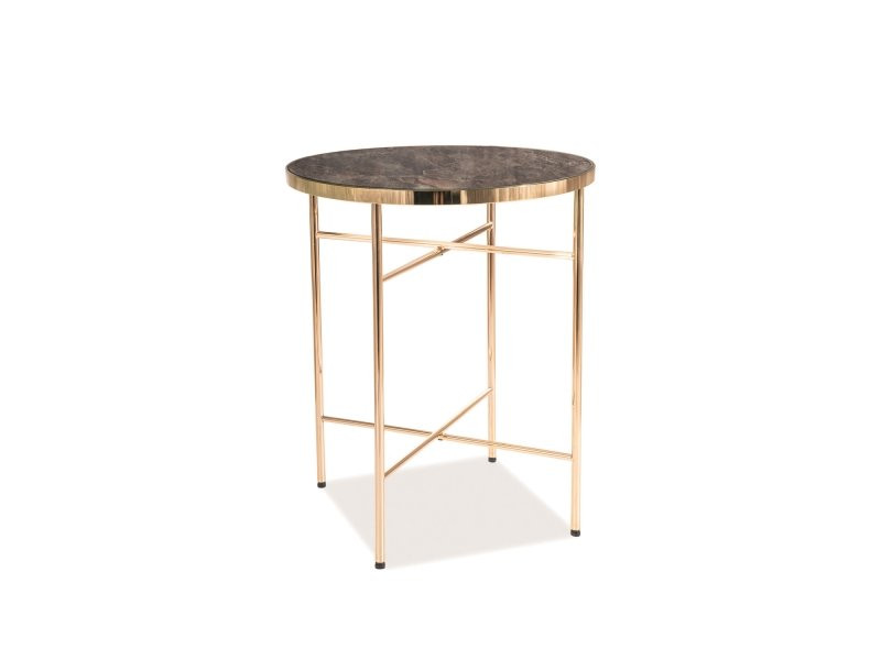Poze Masa de cafea Ibiza C Gold – Ø42 x h51 cm