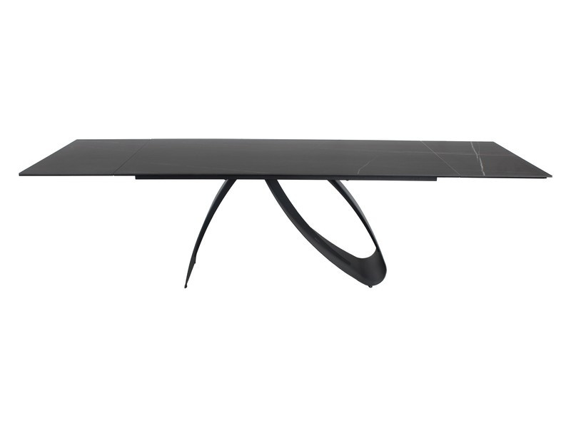 Poze Masa extensibila Diuna Ceramic negru mat - L160-240 cm
