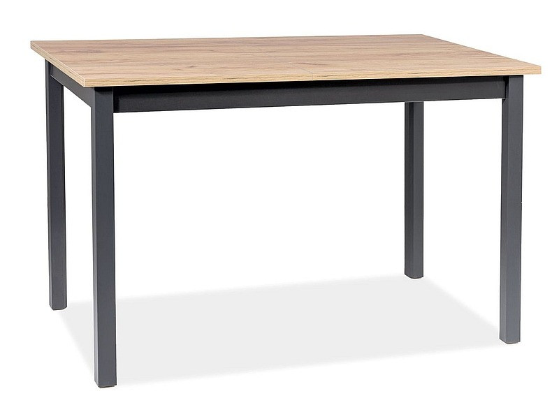 Poze Masa extensibila Horacy stejar/negru- L125-170xl75xh75 cm