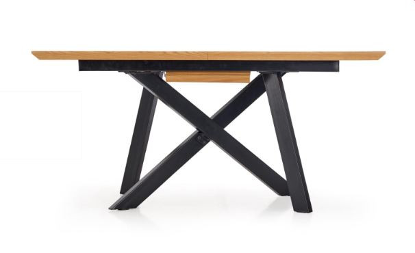 Poze Masa extensibila MDF + metal Capital - L 160-200 x l 90 x h 76 cm