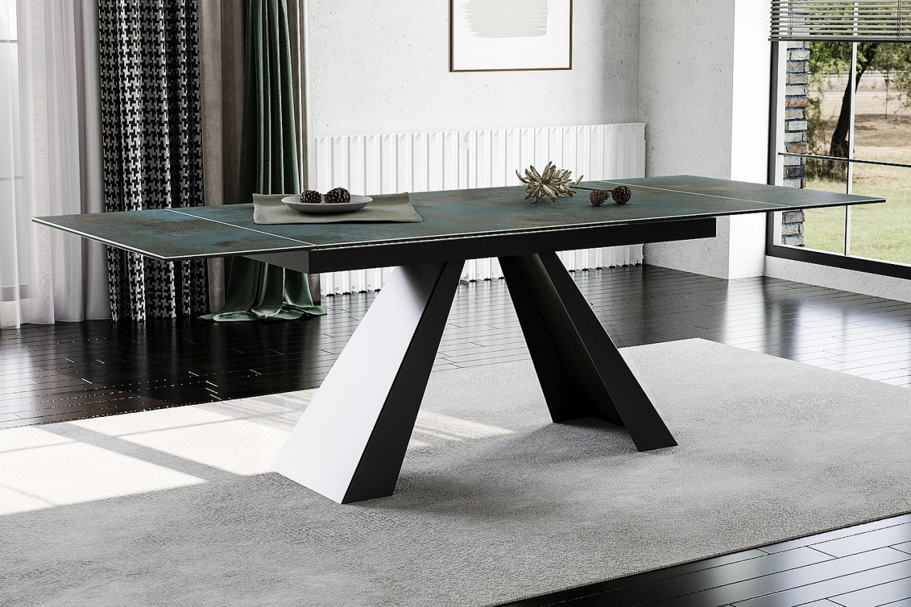 Poze Masa extensibila Salvadore Ceramic Ossido Turcoaz - L160-240 cm
