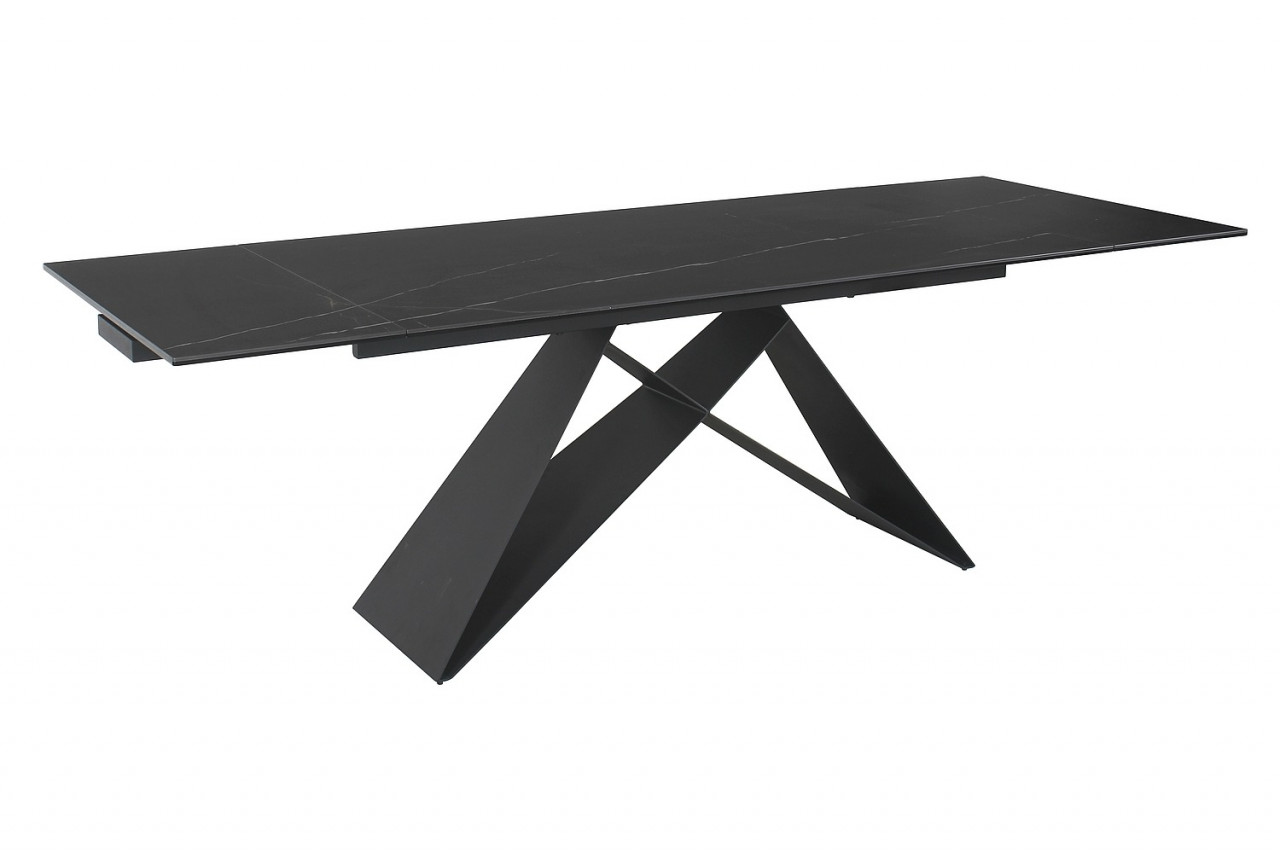 Masa extensibila westin ceramic sahara negru - l160-240 cm