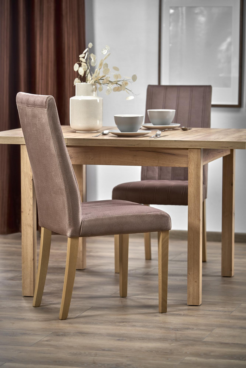 Poze Masa patrata Tiago extensibila L90-125 cm stejar craft/stejar craft