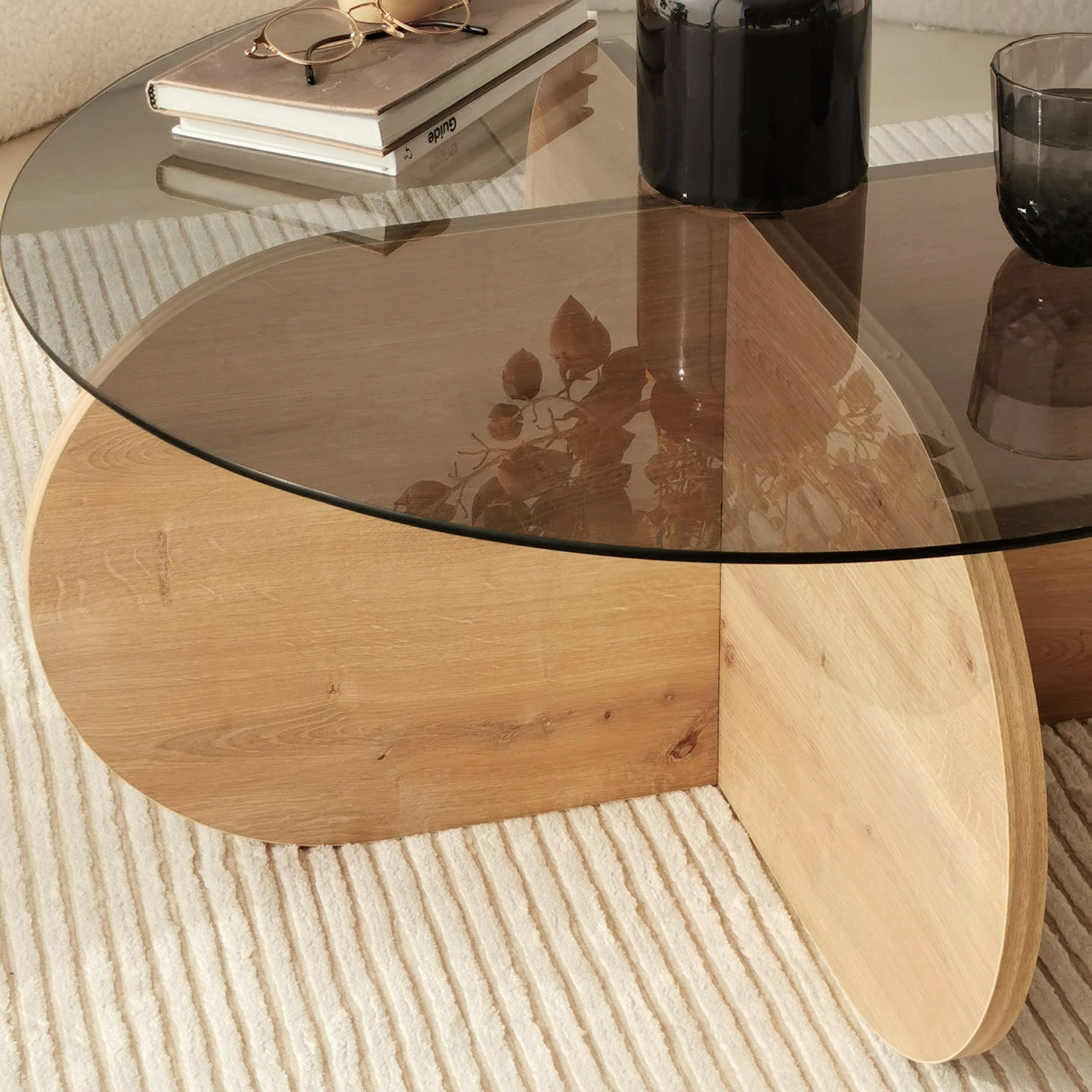 Poze Masuta de cafea Bubble fumuriu/safir