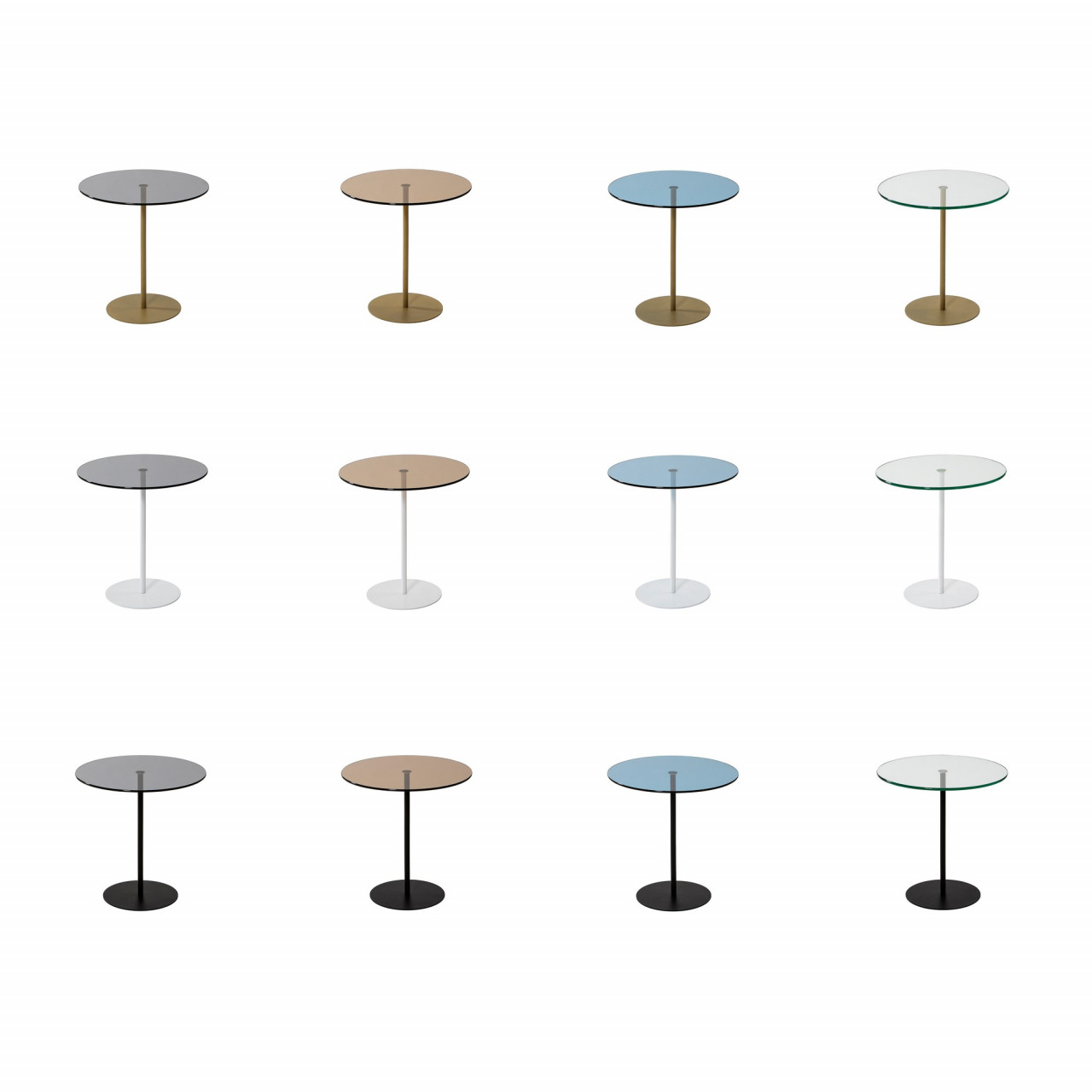 Poze Masuta de cafea Chill-Out alb / bronz