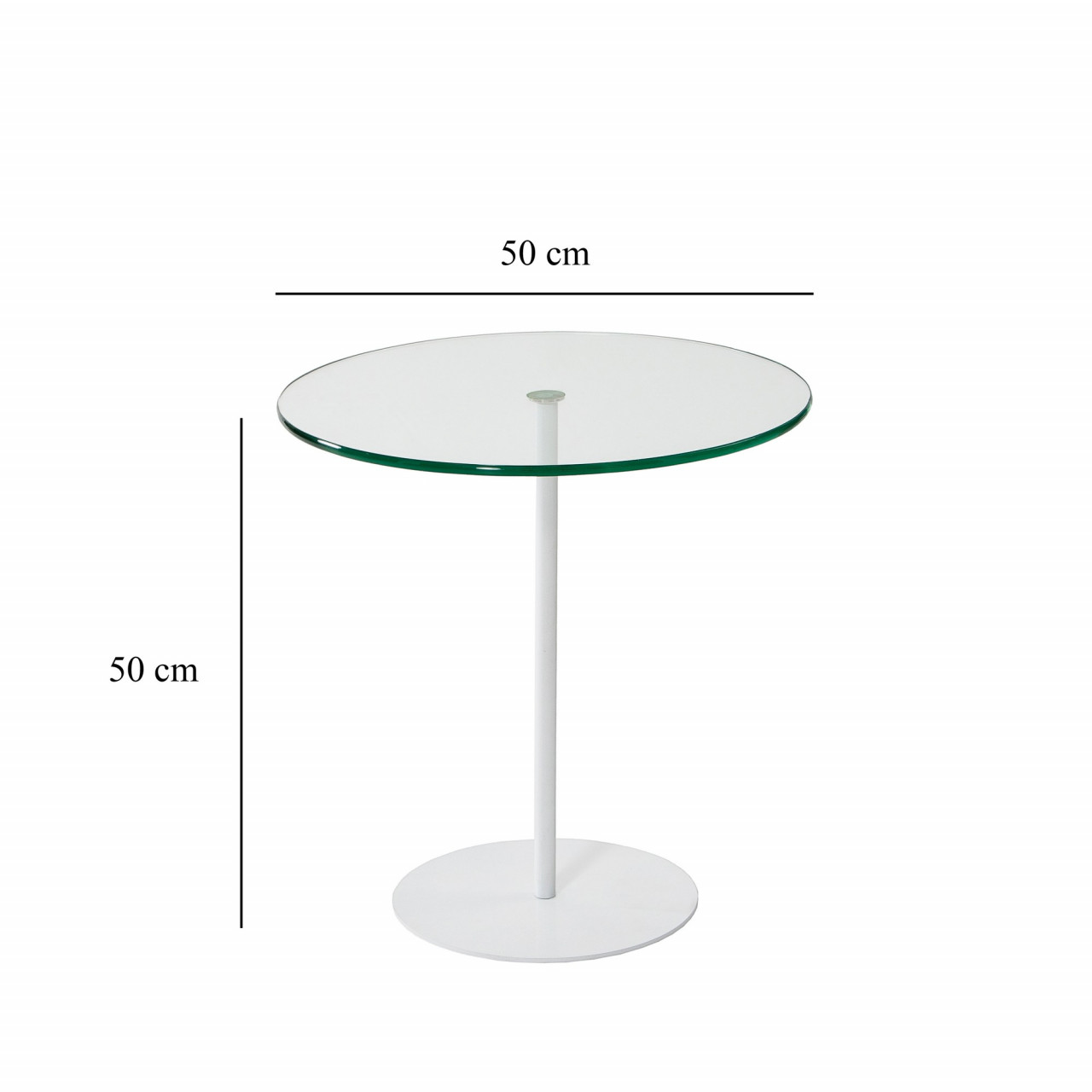 Poze Masuta de cafea Chill-Out alb / transparent