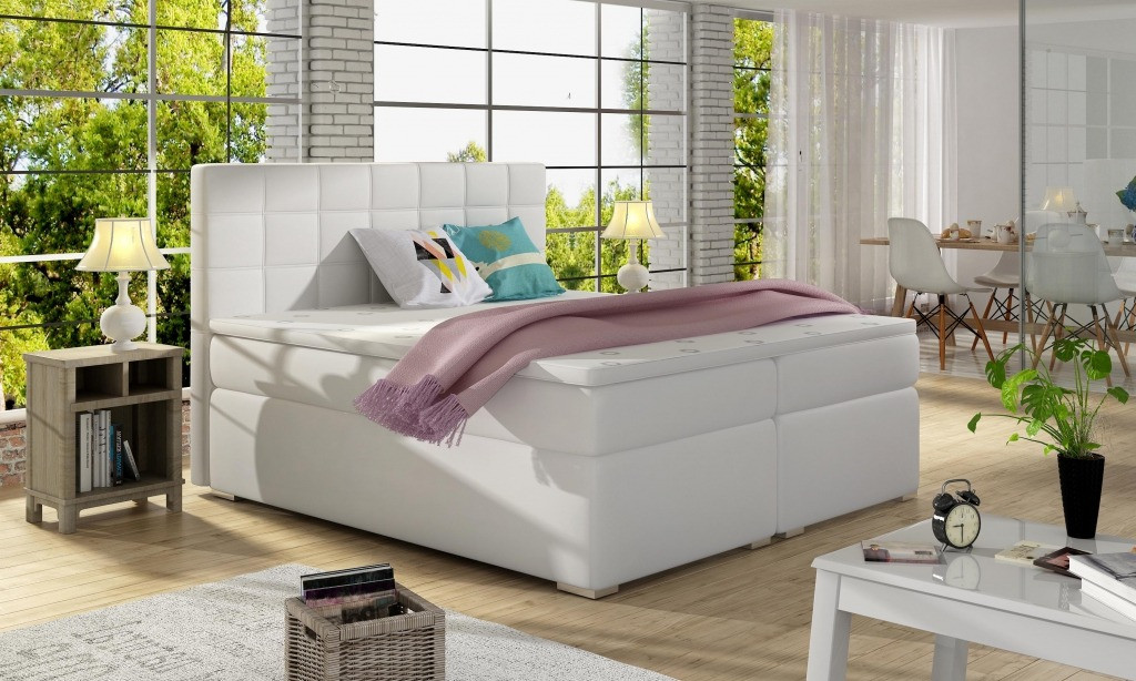 Poze Pat tapitat Alice – 140/200, L205 x l140 x h117cm