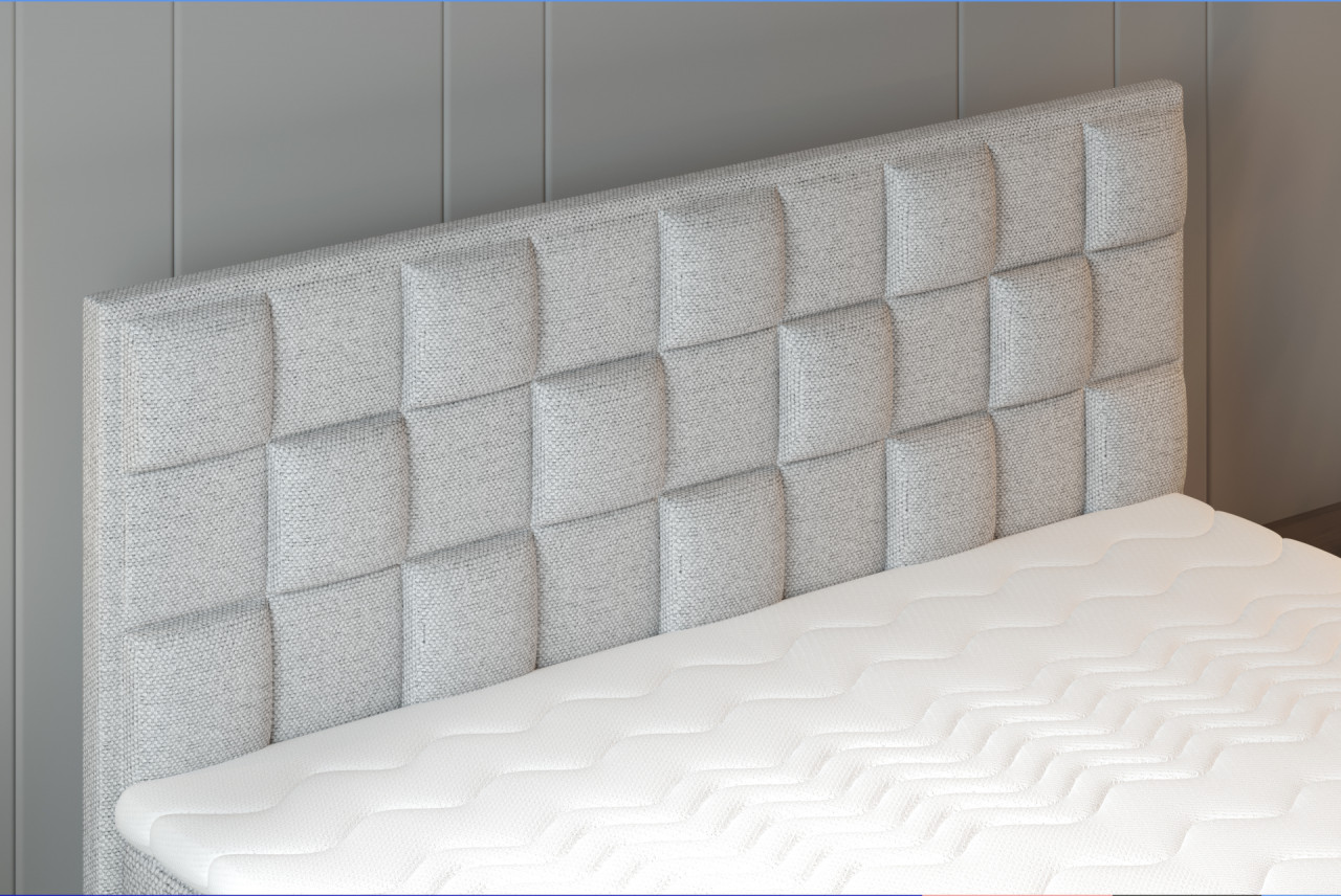 Poze Pat tapitat boxspring Flop 160x200 cm