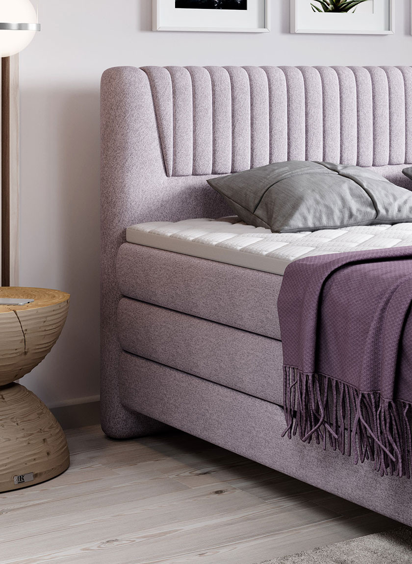 Poze Pat tapitat boxspring Palio 160x200 cm