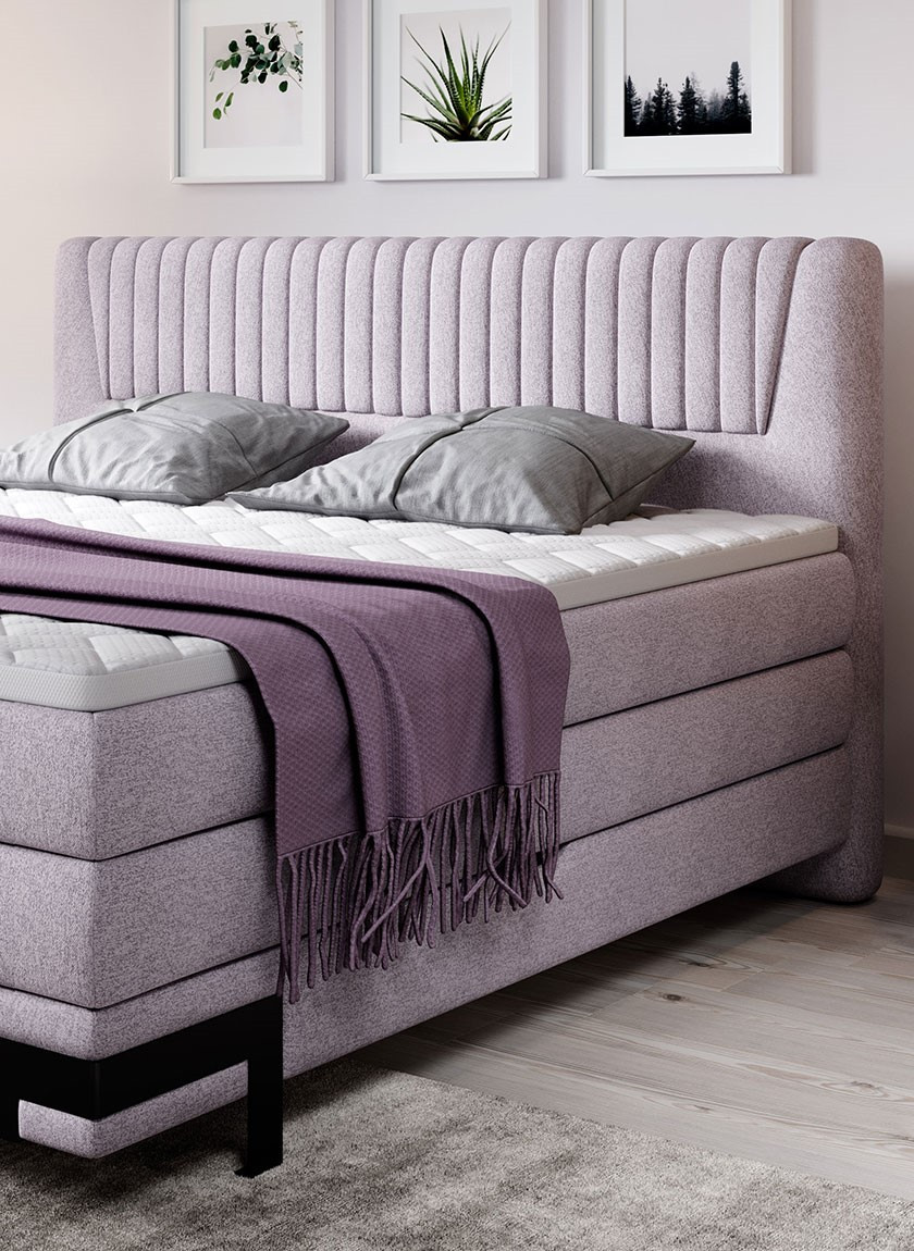 Poze Pat tapitat boxspring Palio 180x200 cm