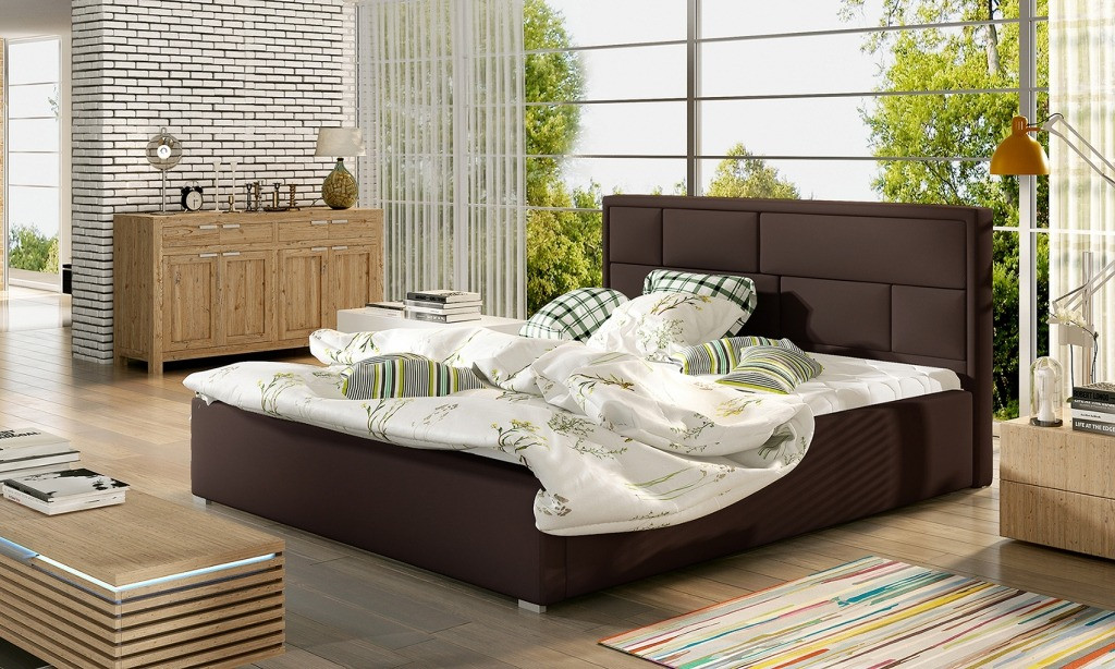 Poze Pat tapitat Latina – 140/200, L223 x l140 x h93 cm