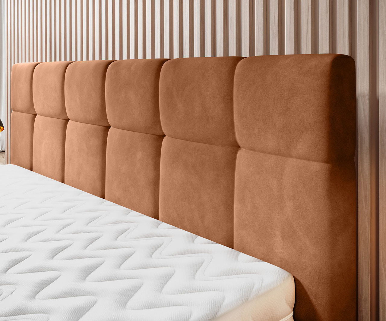 Poze Pat tapitat Naomi 140x200 cm