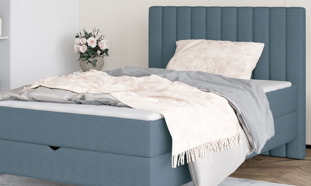 Poze Pat tapitat Nepo 120x200 cm