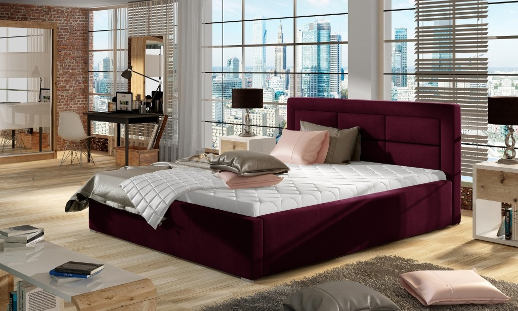 Poze Pat tapitat Rosano – 160/200, L223 x l160 x h93 cm