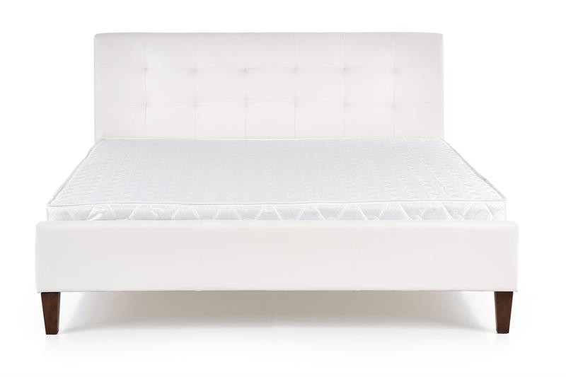 Poze Pat tapitat Samara Alb – 160×200 cm