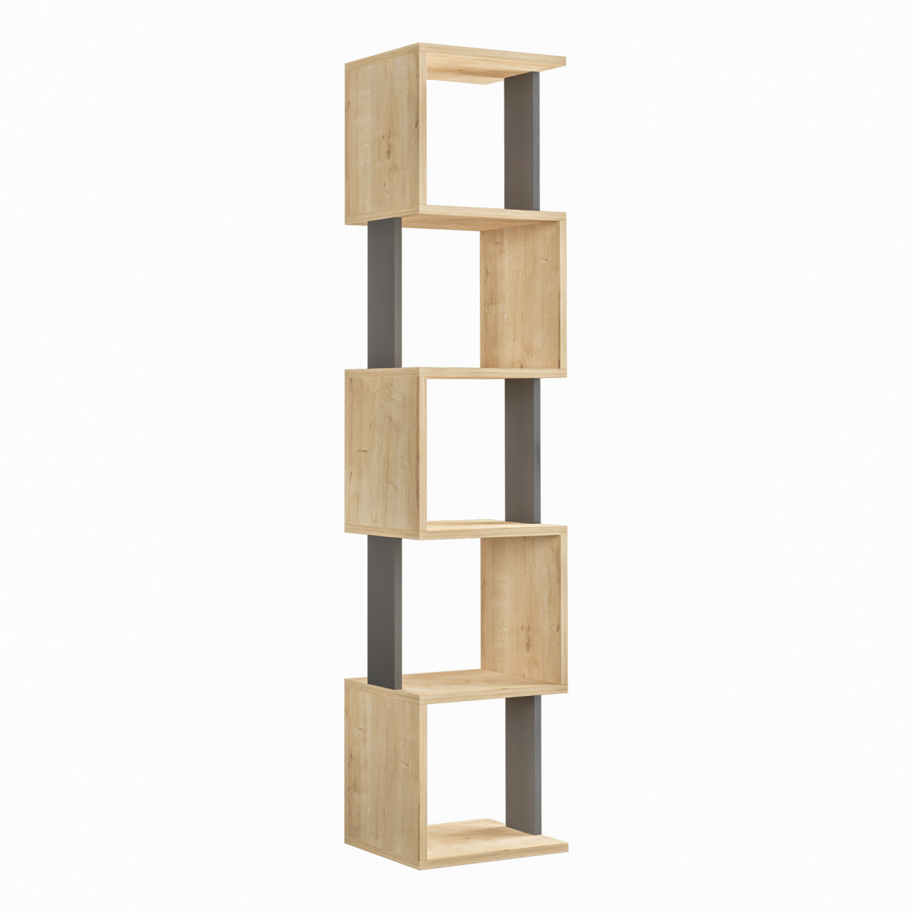 Poze Raft de carti Piri - Sonoma Oak, Anthracite