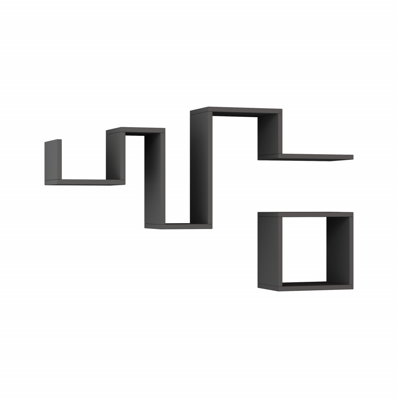 Poze Raft de perete Follow antracit