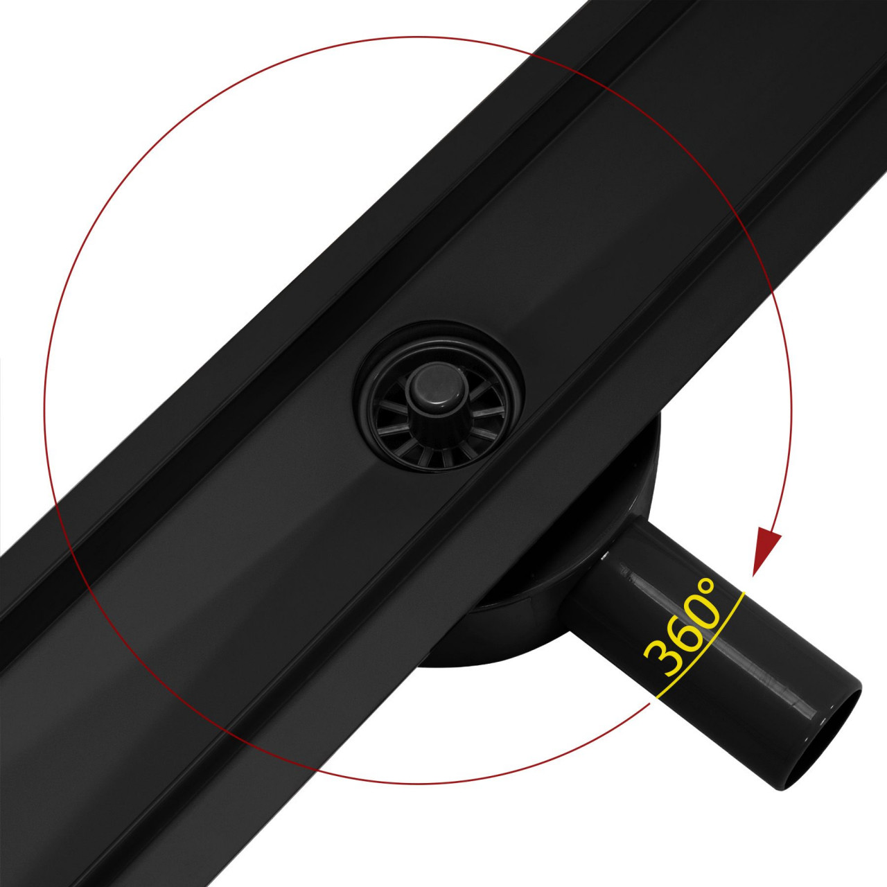 Poze Rigola dus Greek Pro negru mat 90