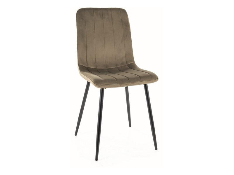 Poze Scaun Alan velvet olive77/negru