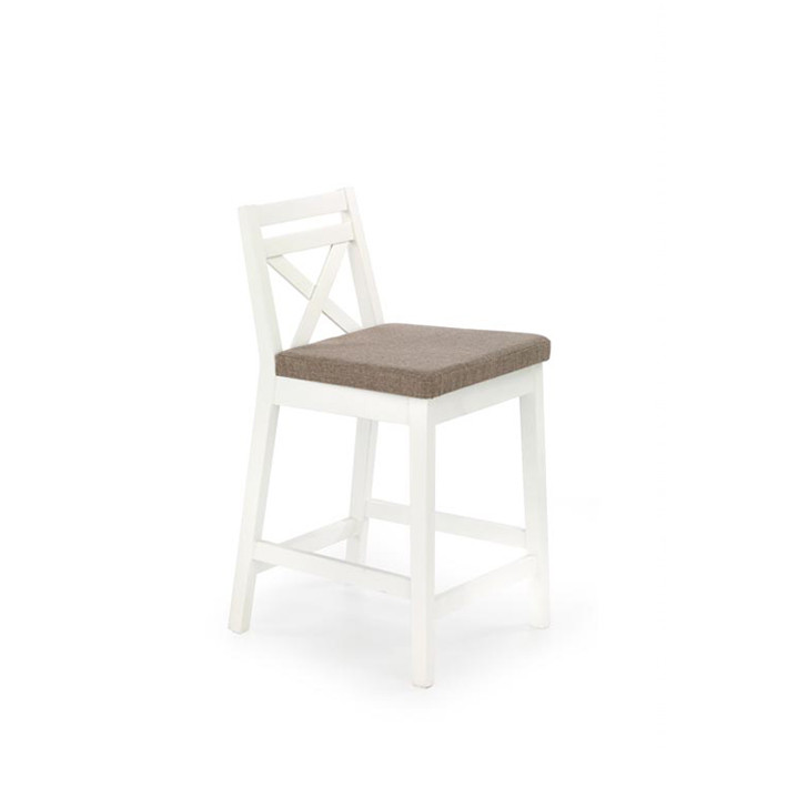 Scaun bar borys low alb/inari23 - h 83 cm