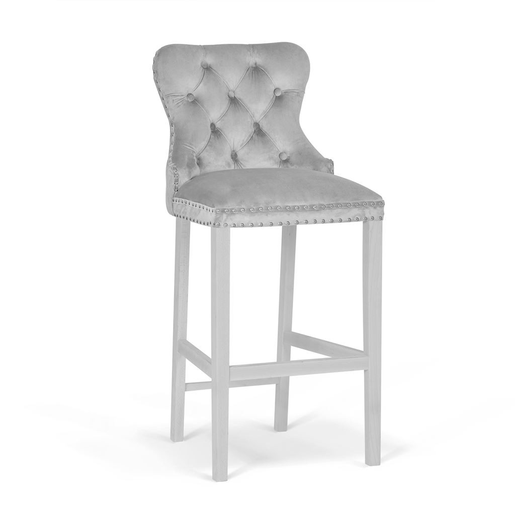 Poze Scaun Bar Madame Gri/Alb BL03