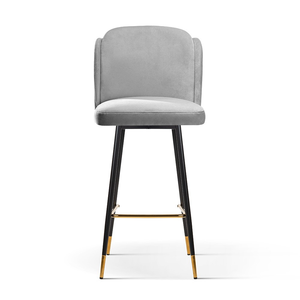 Poze Scaun de bar Beetle L 70 cm negru/auriu