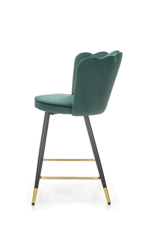 Poze Scaun de bar H-106 velvet verde