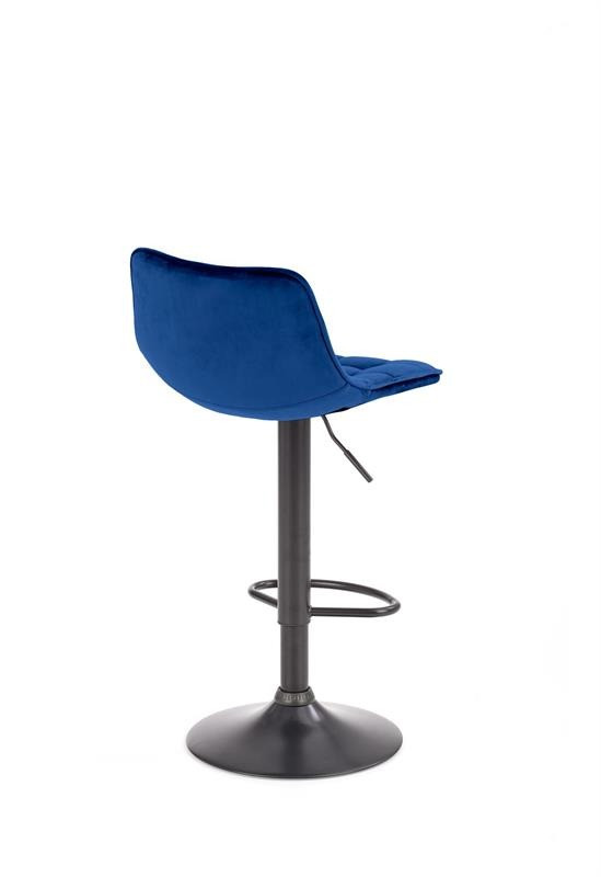 Poze Scaun de bar H-95 velvet albastru - H106