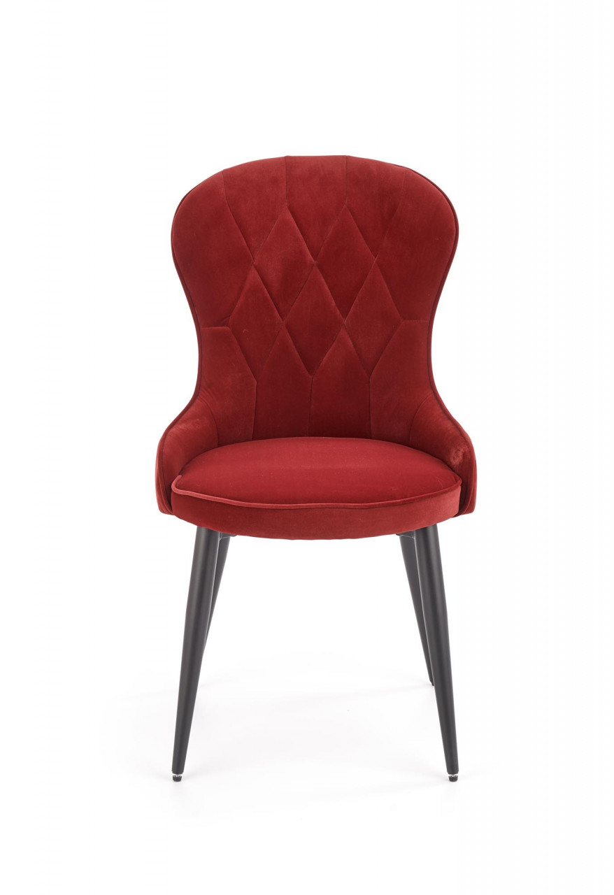 Poze Scaun K366 velvet rosu inchis