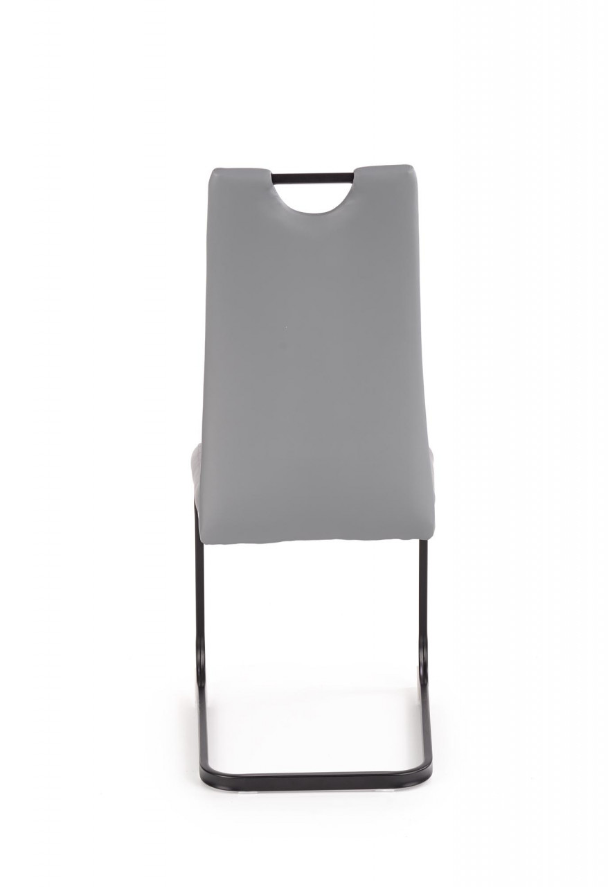 Poze Scaun K371 piele ecologica gri