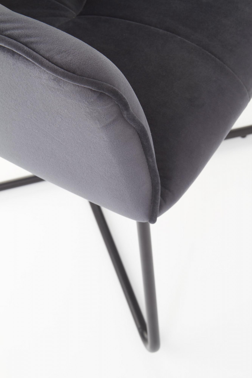 Poze Scaun K377 velvet gri