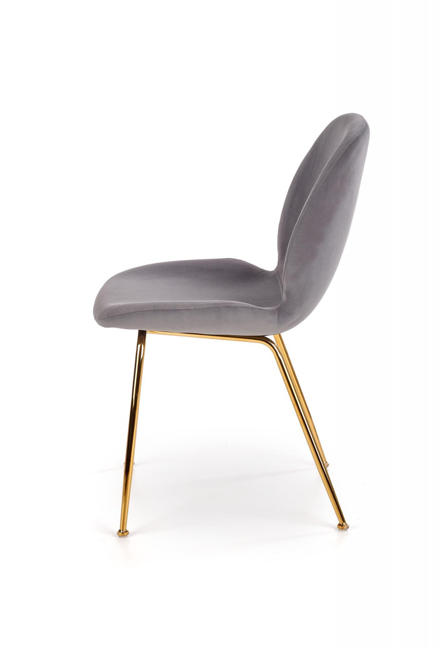Poze Scaun K381 material catifea gri